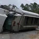 Accidente genera derrame de combustible en Baja Verapaz. ,Conred