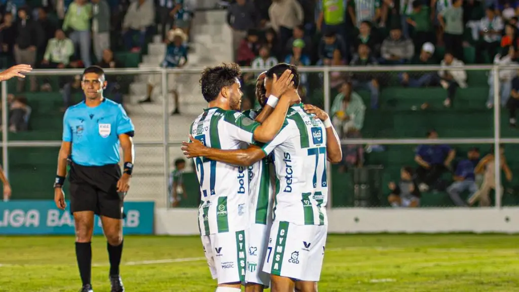 Celebración de Antigua GFC ante Suchitepéquez - Antigua GFC