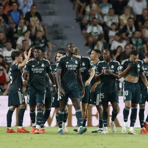 Celebración del Real Madrid ante el Elche - EFE