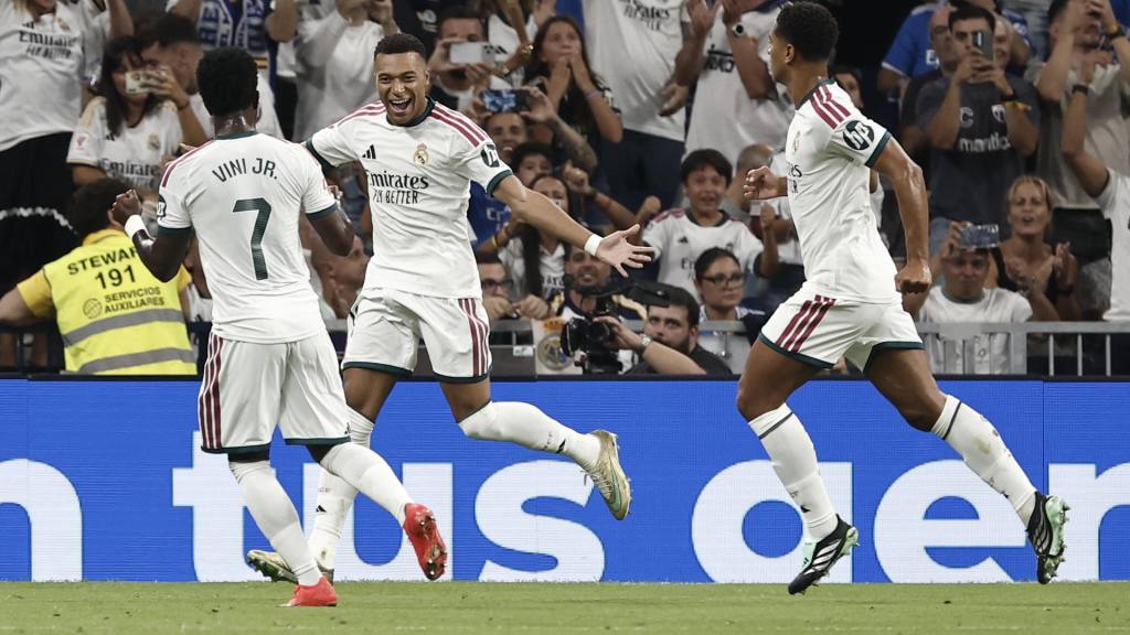 Celebración del Real Madrid ante el Rayo Vallecano | EFE