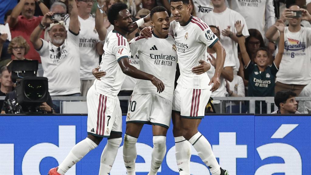 Celebración del Real Madrid ante el Rayo Vallecano | EFE