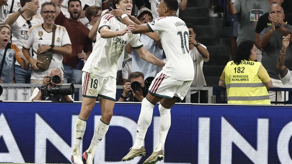 Celebración del Real Madrid ante el Rayo Vallecano | EFE