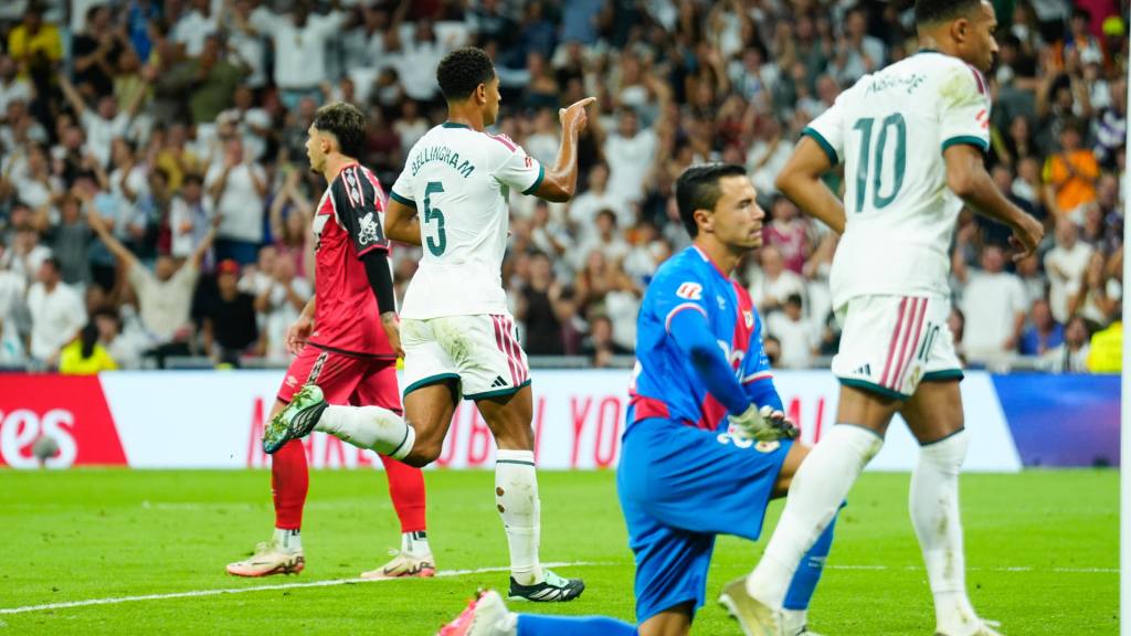 Celebración del Real Madrid ante el Rayo Vallecano | EFE