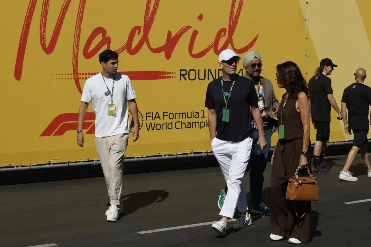Zinedine Zidane en el Gran Premio de España de la F1 - EFE