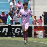 Celebración de Yonathan Pozuelos, jugador del Deportivo Mixco - Alex Meoño