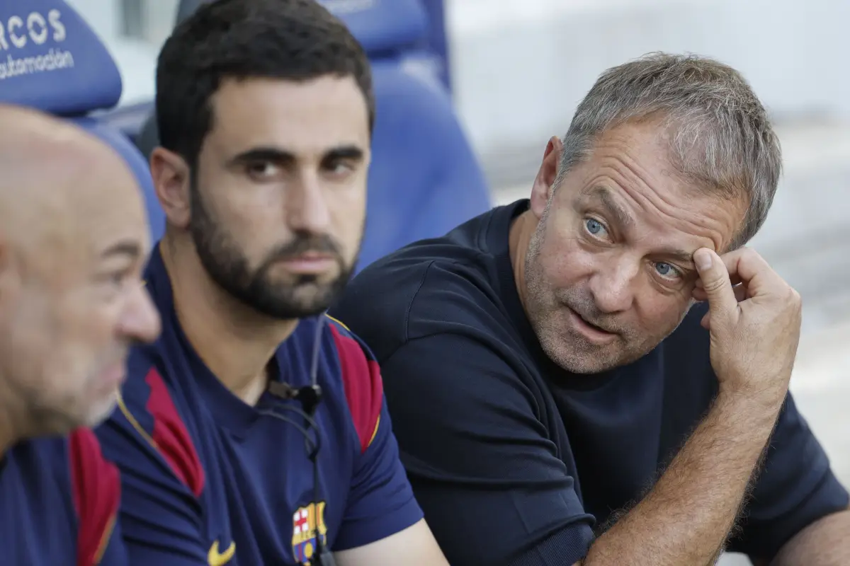 Hansi Flick, entrenador del Barcelona