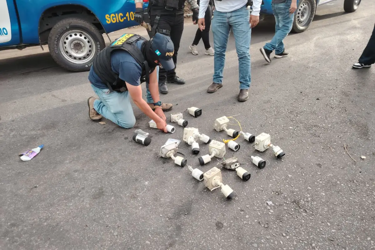 Los aparatos eran usados por grupos criminales, según las investigaciones., PNC de Guatemala.