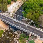 El puente Santa Cruz se ubica en el municipio de Teculután, departamento de Zacapa. ,CIV.