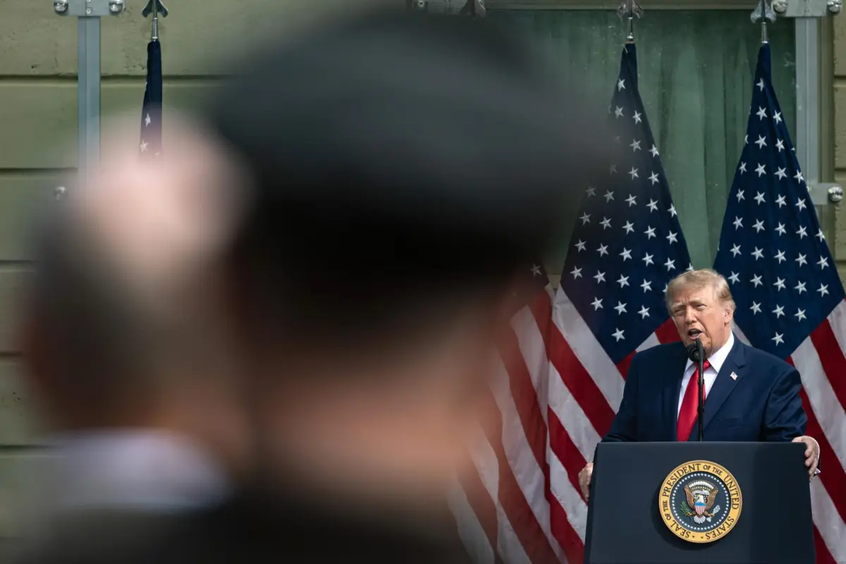 Trump durante aniversario del 11-S, EFE