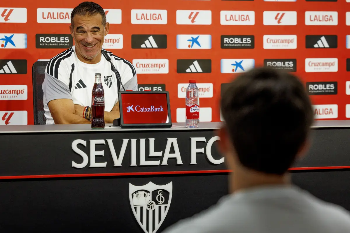 Luis García Plaza, entrenador del Sevilla 