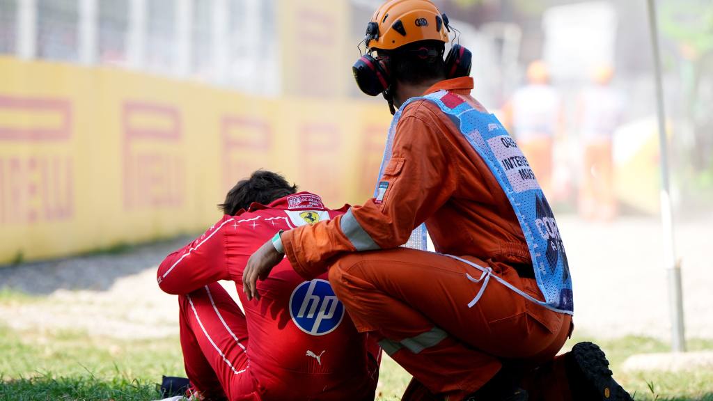 VIDEO. Charles Leclerc sufre fuerte accidente en el Gran Premio de Monza
