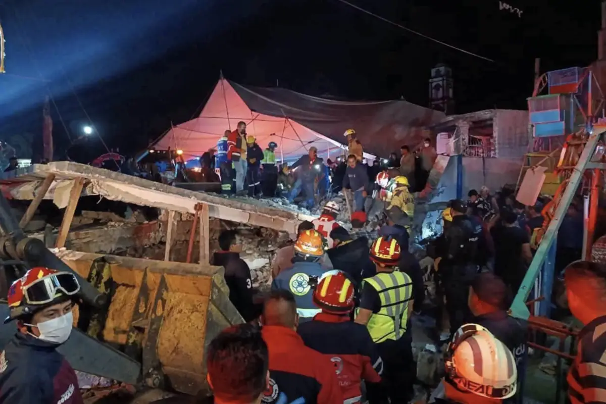 Nueve muertos y decenas de heridos tras explosión de pirotecnia en Estado de México., Captura de pantalla video de X.