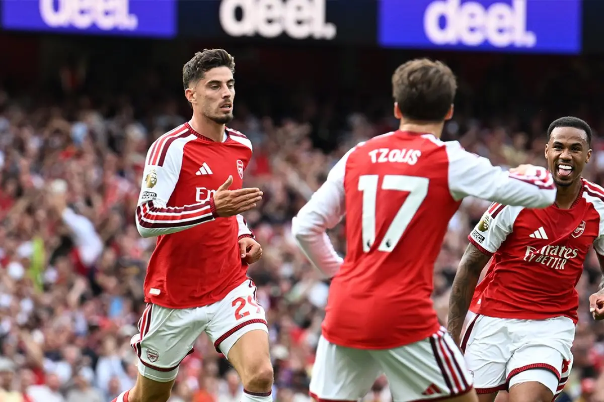 Celebración del Arsenal ante el Chelsea en el Derbi de Londres - Premier League