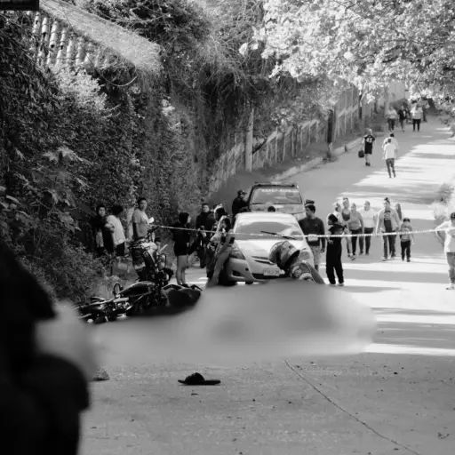 El hecho armado ocurrió en la ruta hacia la colonia Canaan.  ,Bomberos Municipales.