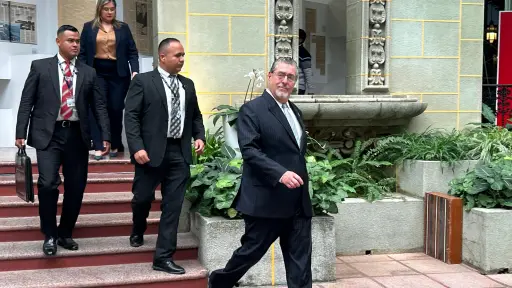 Presidente Arévalo se pronuncia por el incidente entre diputado Chic y Gerardo Aguirre