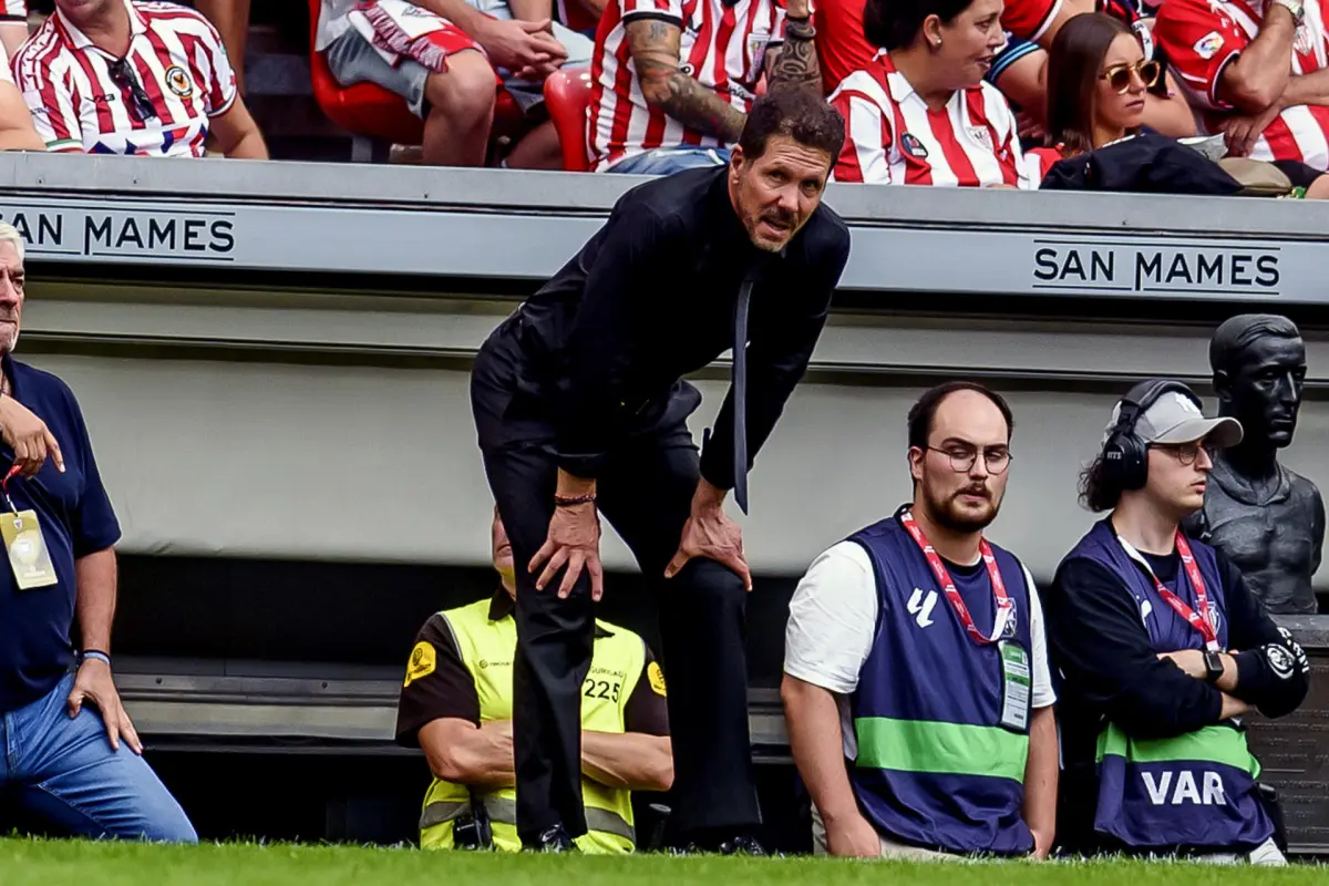 Diego Simeone, técnico del Atlético de Madrid - EFE