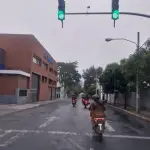 Gentes de la PNC y del Ejército patrullan en motocicletas en algunos sectores de la zona 1 capitalina.  ,PNC de Guatemala.