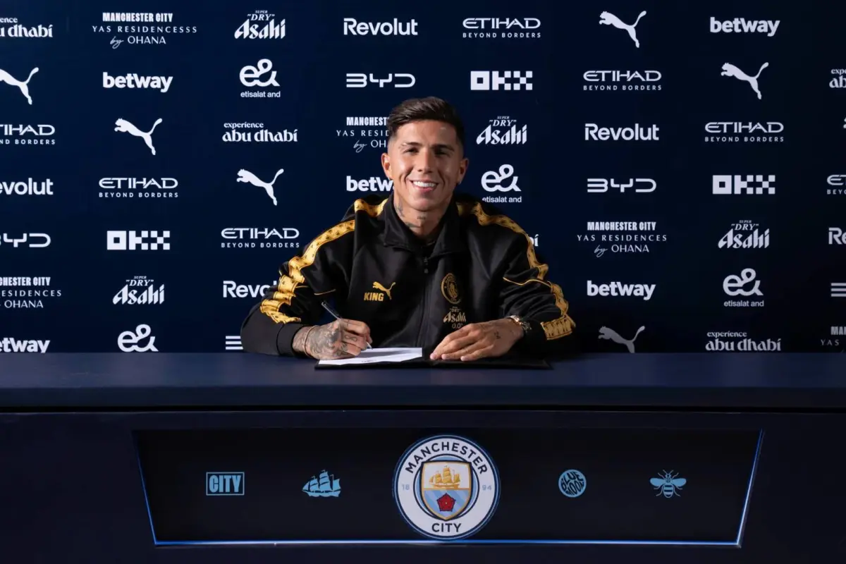 Enzo Fernández, fichaje récord en la Premier League - Manchester City