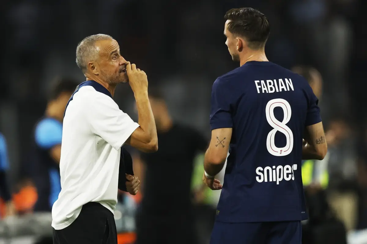 Luis Enrique, técnico del PSG