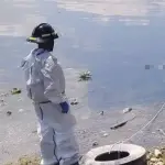 Área donde fue hallada una persona fallecida en Villa Canales. ,Bomberos Voluntarios