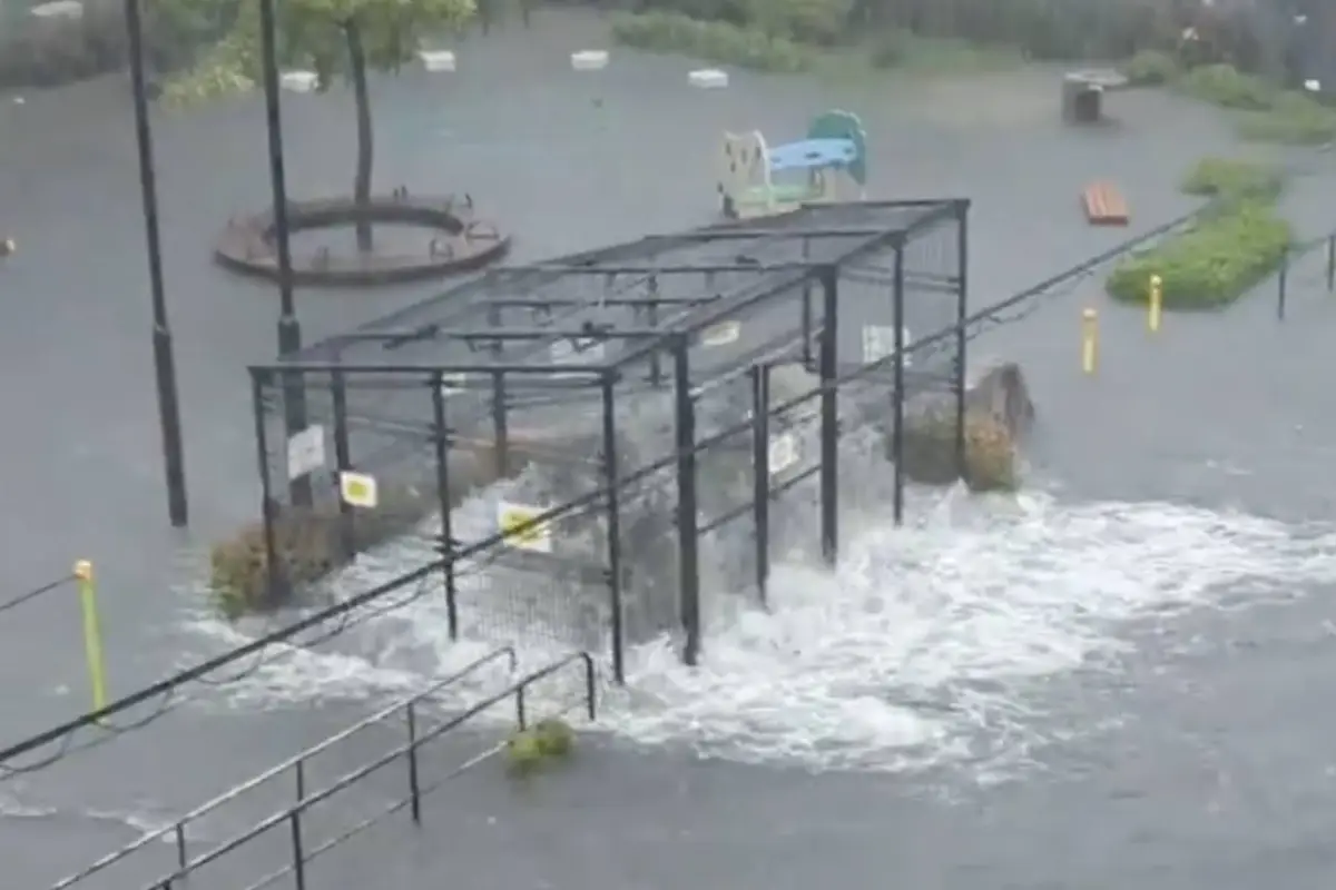 Alerta máxima en Japón., Captura de pantalla video de X.