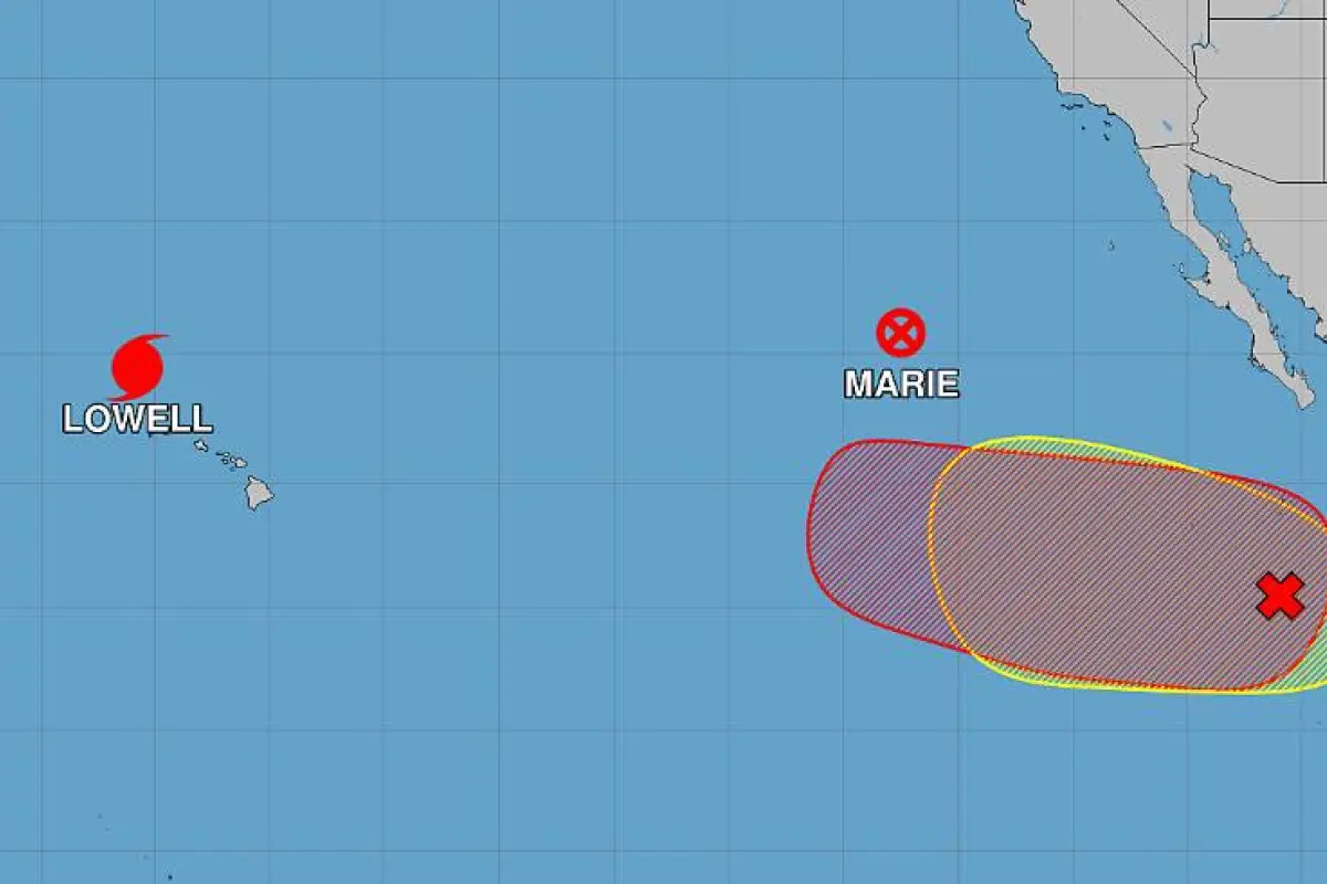 Huracán Lowell cerca de Hawái, NHC