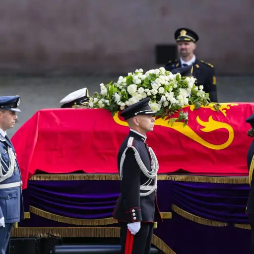 funeral rey Harald V ,EFE
