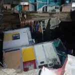 Colapso de vivienda en Villa Hermosa I, San Miguel Petapa, Guatemala. ,Conred