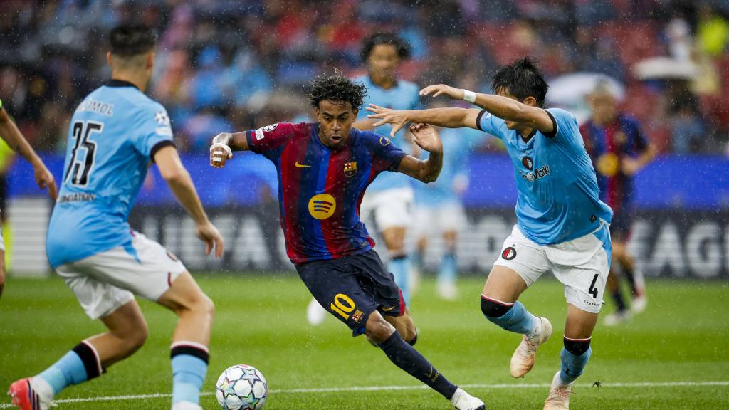 Partido entre Barcelona y Feyenoord por la UEFA Champions League | EFE