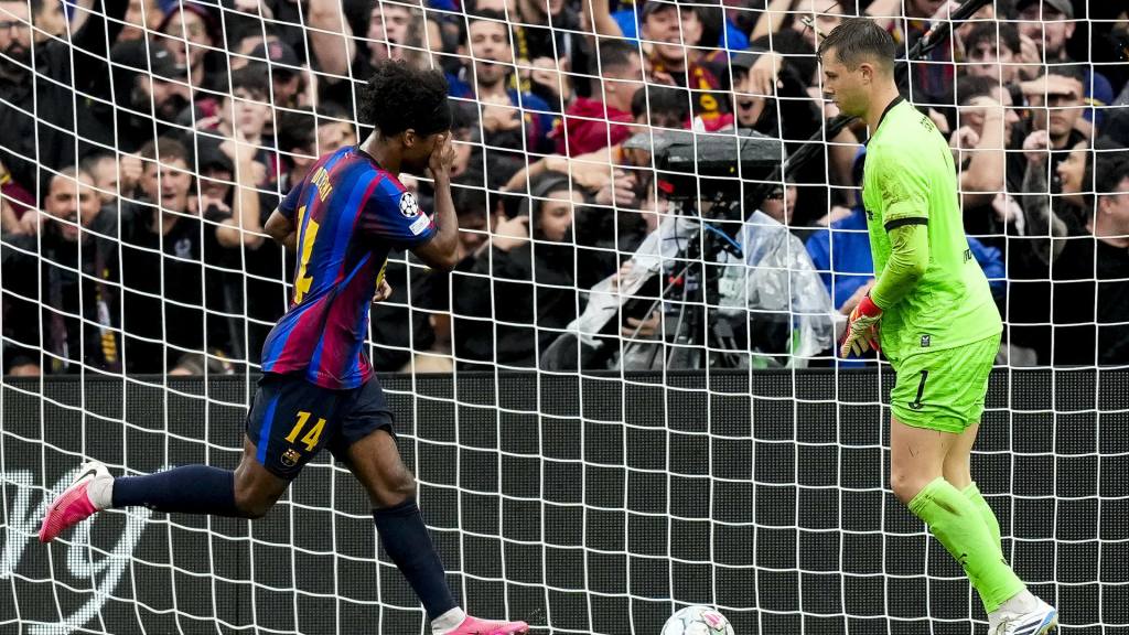 Partido entre Barcelona y Feyenoord por la UEFA Champions League | EFE