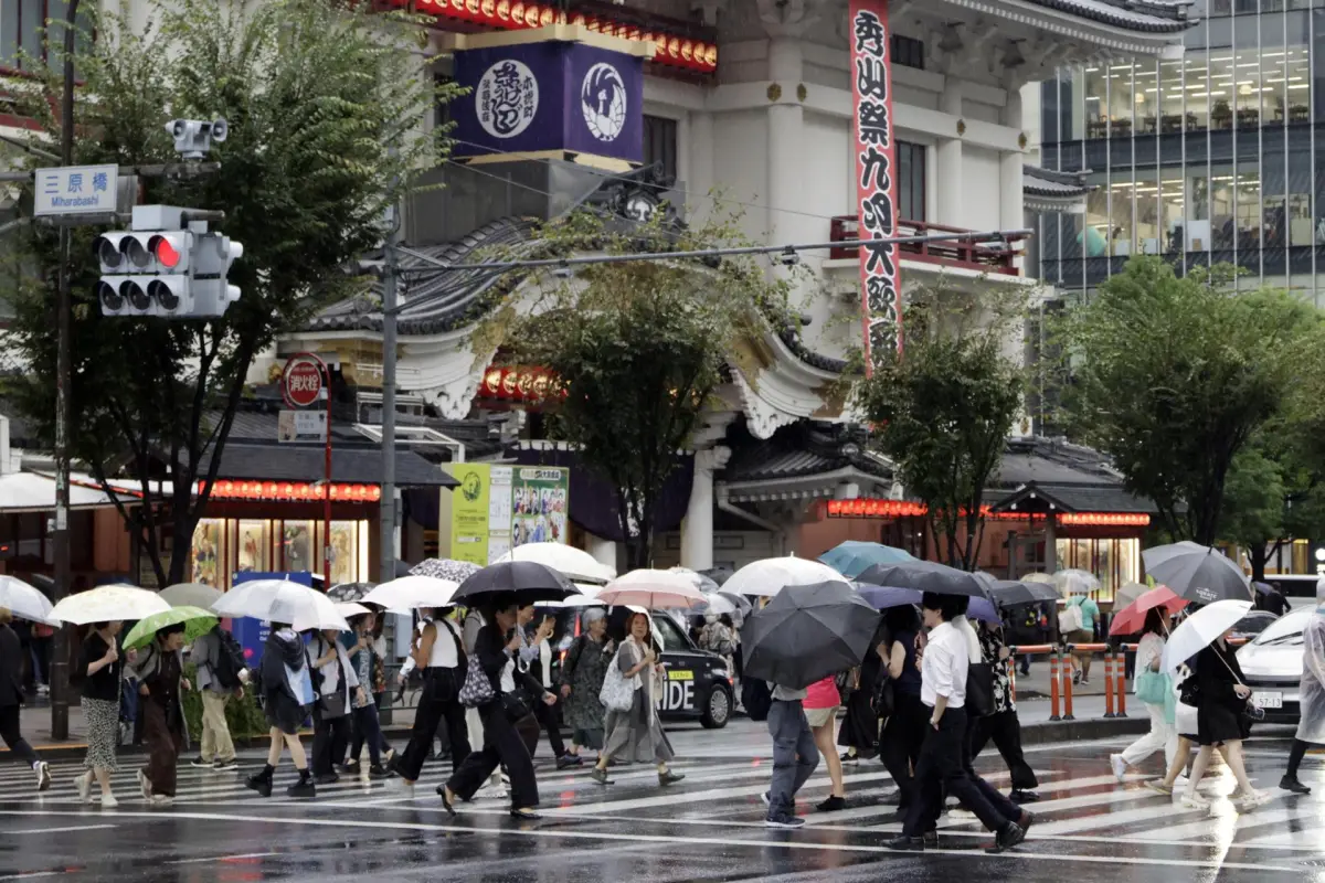 Las lluvias en Japón han causado estragos., EFE