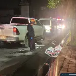 El cuerpo fue encontrado en una cuneta en un sector de la zona 5 de Villa Nueva. ,Bomberos Voluntarios