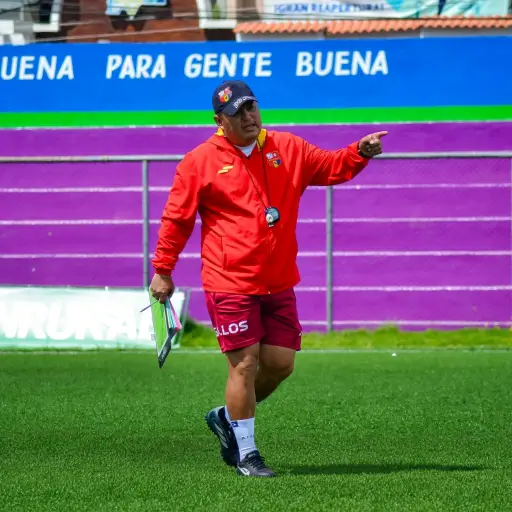 Edwin Vásquez, técnico del Deportivo San Pedro - Deportivo San Pedro
