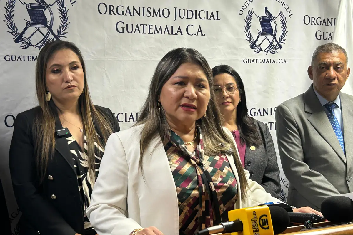 La magistrada Jenni Alvarado Teni fue electa como la nueva presidenta del Organismo Judicial , Omar Solís/Emisoras Unidas