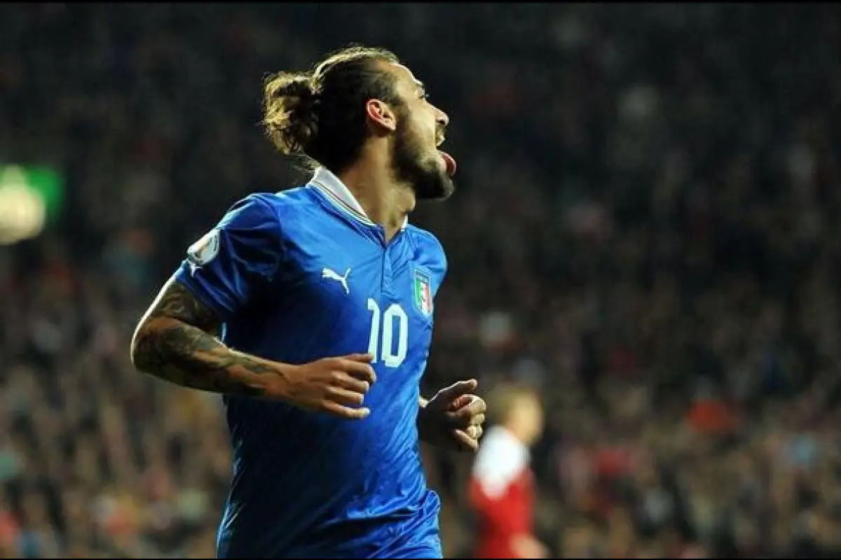 Pablo Daniel Osvaldo jugó 14 partidos con la Selección de Italia - Azzurri