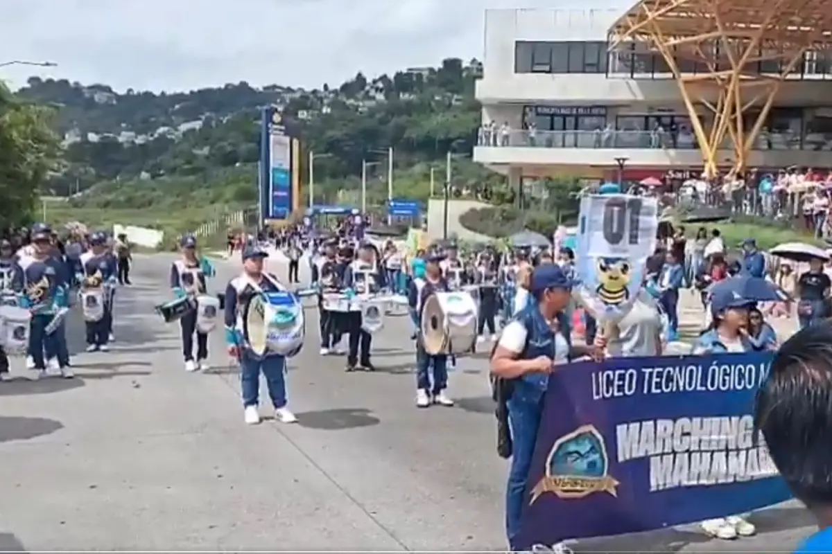 Celebran festival de bandas en Villa Nueva. , Captura de pantalla.