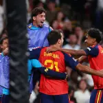 Celebración de España ante Inglaterra en Wembley - EFE