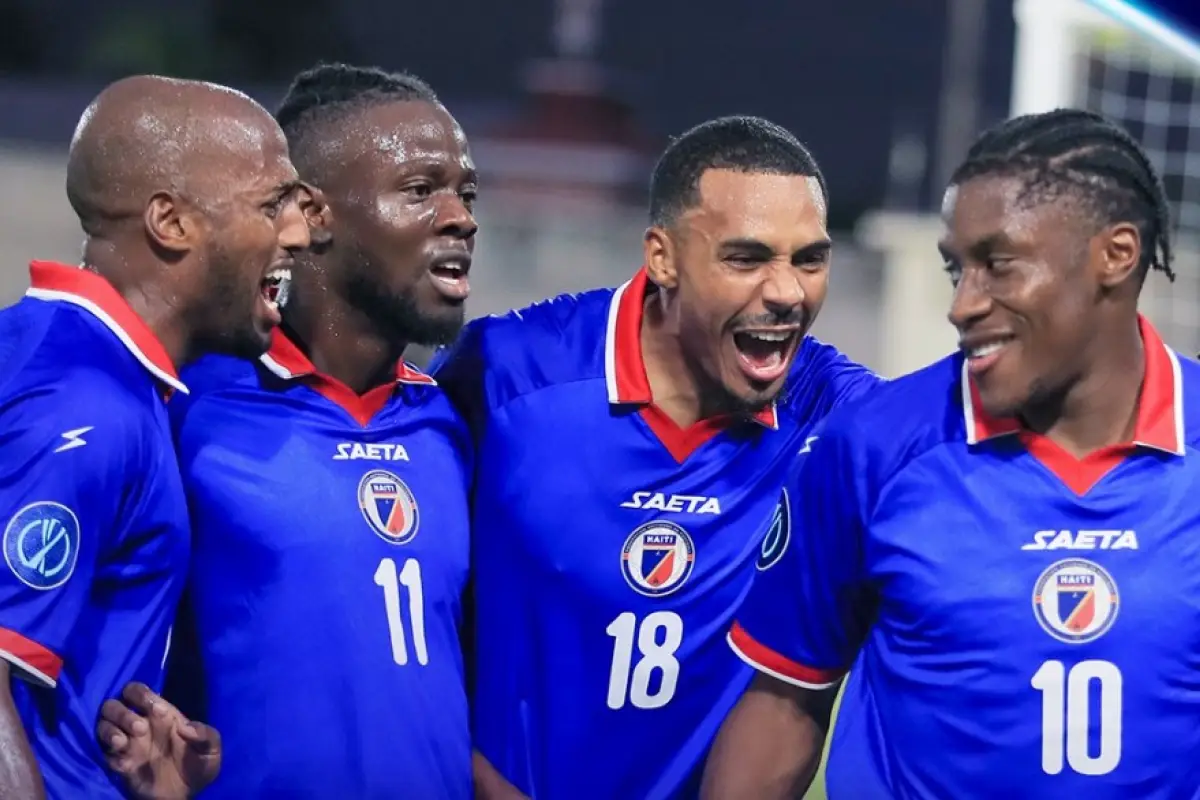 Celebración de Haití ante Costa Rica