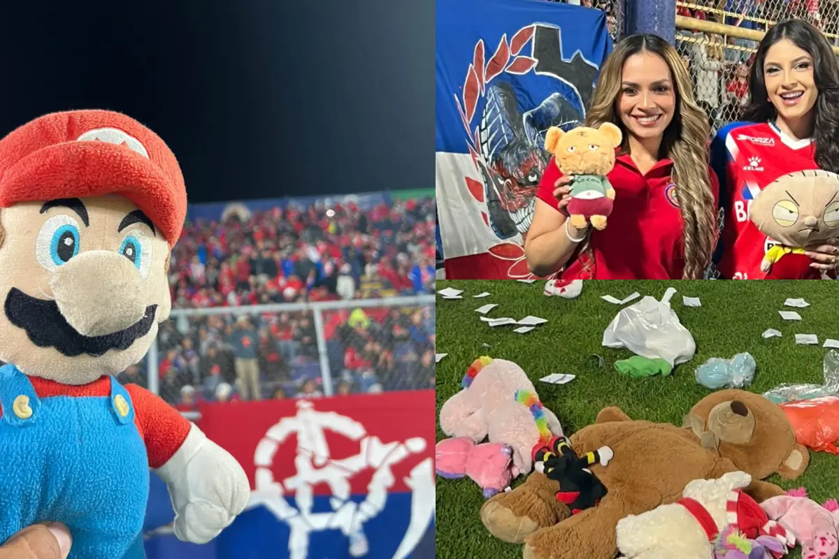 Lluvia de peluches en el estadio Mario Camposeco