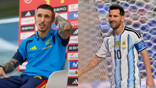 Alejandro Grimaldo, campeón del mundo con España, ve a Messi como el mejor de la historia