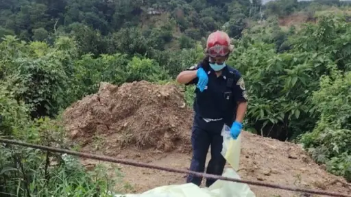 Hallan dos cuerpos en San Pedro Sacatepéquez y la ruta Interamericana