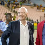 Presidente de la FIFA presente en el Jamaica vs. Guatemala t