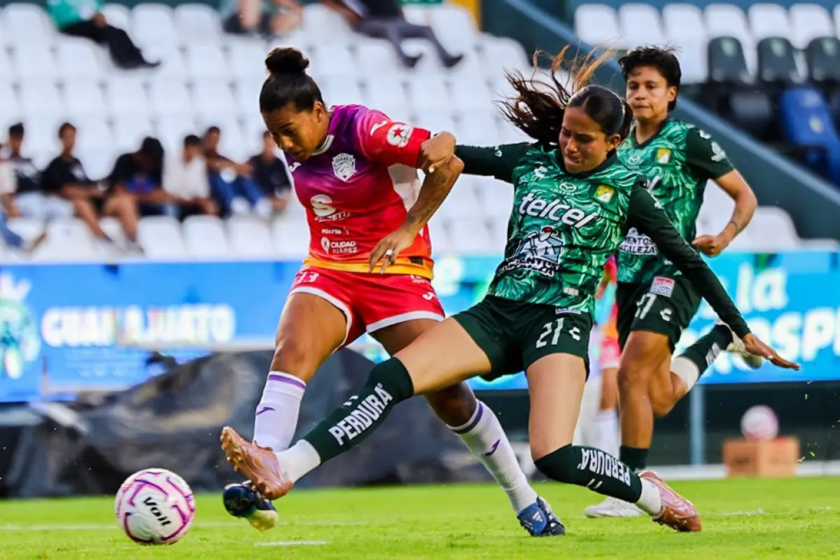Anotación de Aisha Solórzano en la Liga MX ante León - FC Juárez