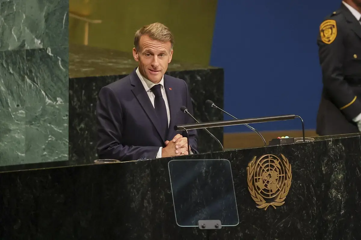 Discurso de Emmanuel Macron en la Asamblea General de la ONU 2026, EFE