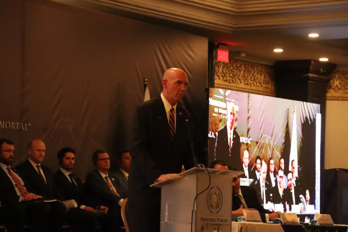 Jorgan Andrews, Encargado de Negocios y Jefe de la Misión de los Estados Unidos en Guatemala., Foto Omar Solís