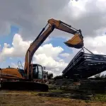 El puente modular ya fue trasladado al kilómetro 111 de la ruta al Atlántico para comenzar el proceso de instalación. ,CIV