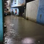 Viviendas inundadas en Chinautla, Guatemala. ,Conred
