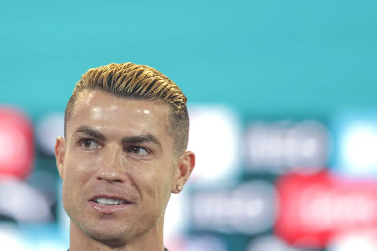 Cristiano Ronaldo en conferencia de prensa - EFE