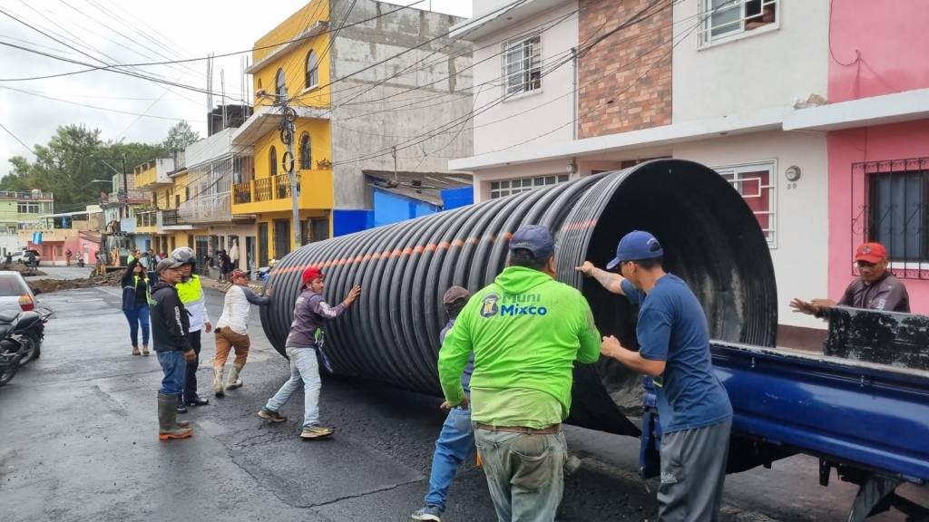 Hundimiento en colonia Pablo VI, zona 7 de Mixco | Municipalidad de Mixco