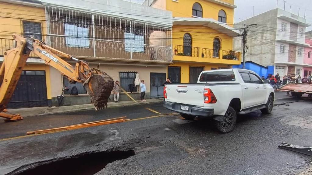 Hundimiento en colonia Pablo VI, zona 7 de Mixco | Municipalidad de Mixco